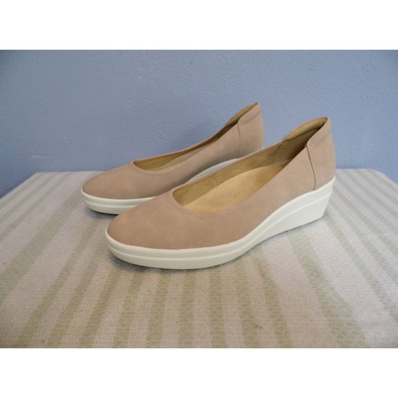 Naturalizer Shoes - Naturalizer Leather Slip - On Wedge Sneaker ladies' 8M